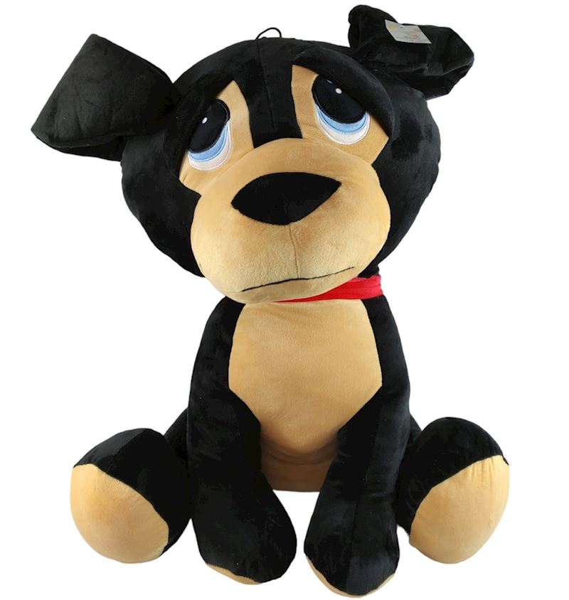 Plüsch Hund schwarz 60 cm 