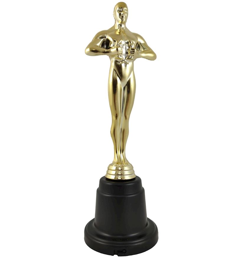 Mr. Gewinner goldfarbig 28 cm Figur Pokal Kunststoff