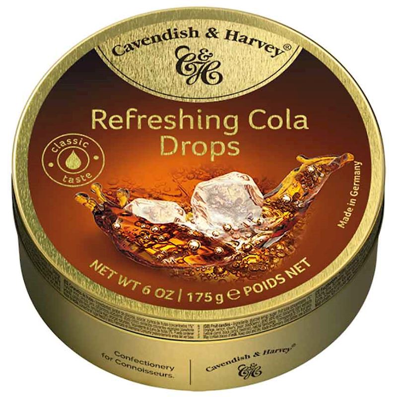 Cavendish & Harvey Boîte Refreshing Cola Drops 175 g