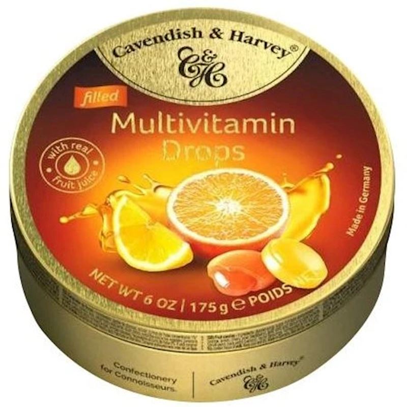 Cavendish & Harvey Boîte Multi-Vitamin Drops Filled 175 g