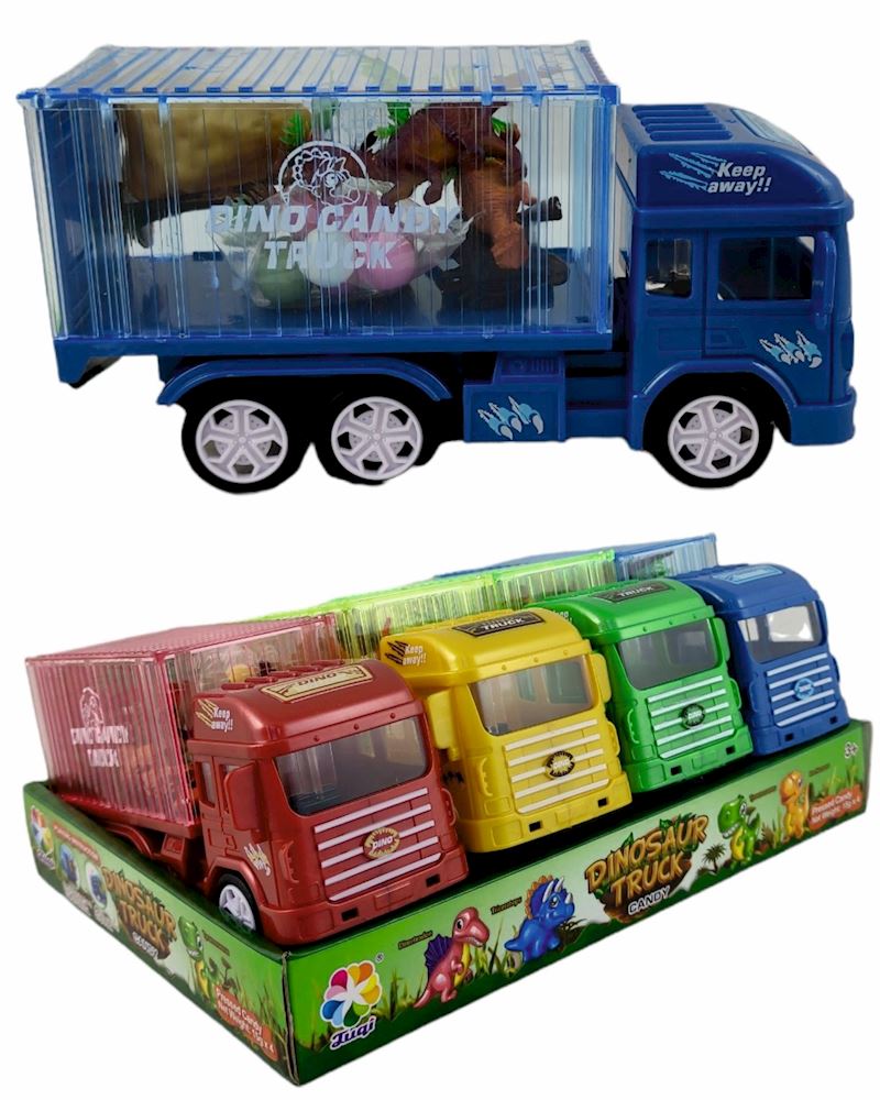 Candy Container camion avec des dinosaures