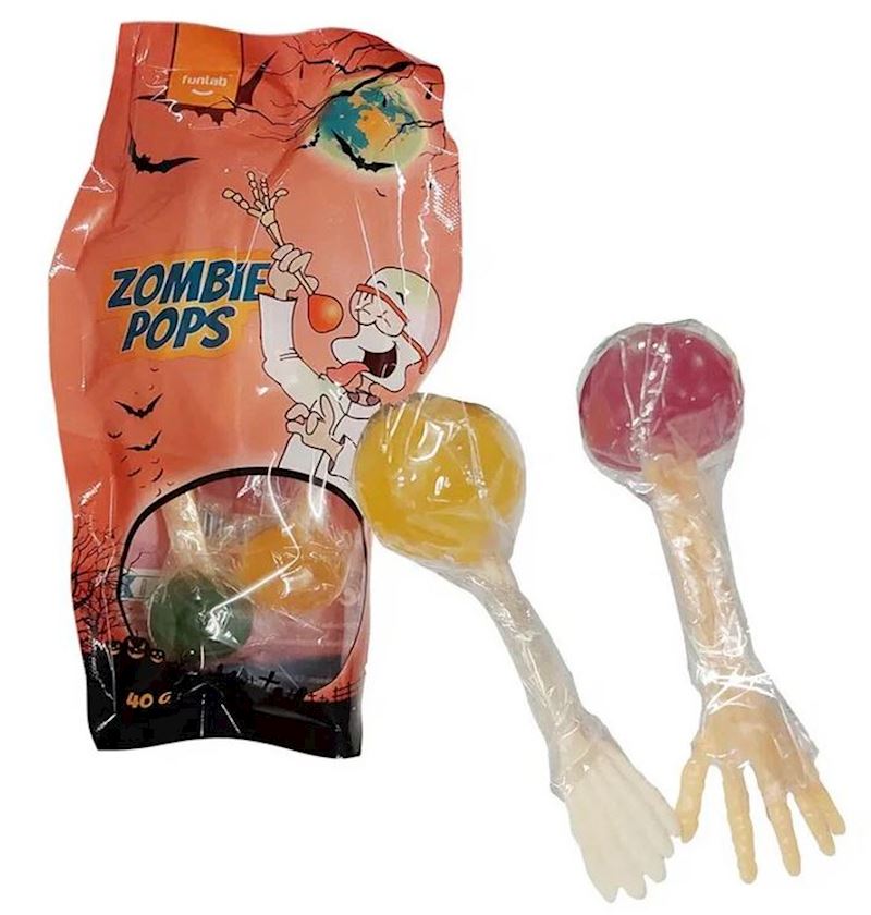Zombie Pops 40 g 5 Lollies Halloween