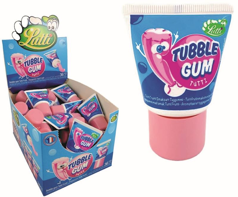 Chewing-gum en tube chewing-gum en tube