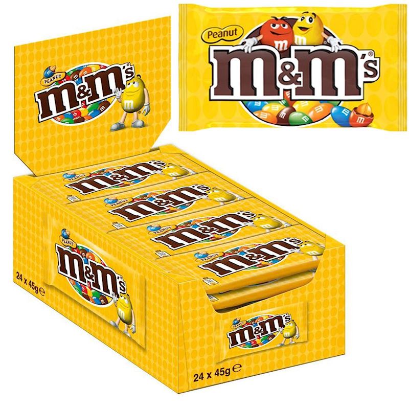 M&M's Schoko und Peanuts 45 g kurze Mindesthaltbarkeit