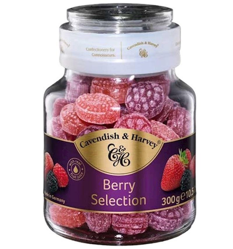 Cavendish & Harvey Bonbons im Glas 300 g Berry Selection