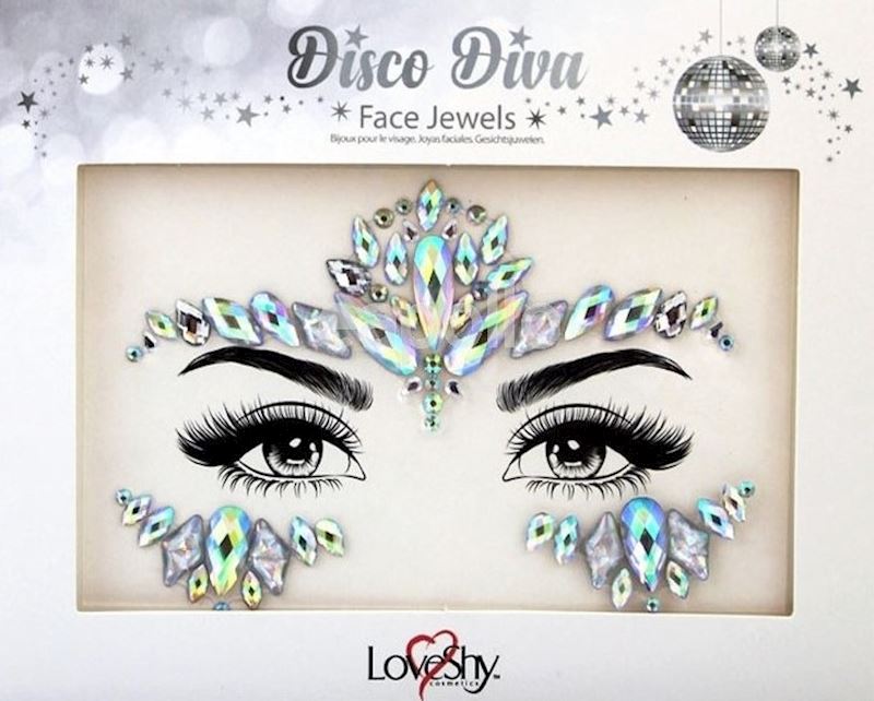 Face Jewels Disco Diva Glitzersteine fürs Gesicht