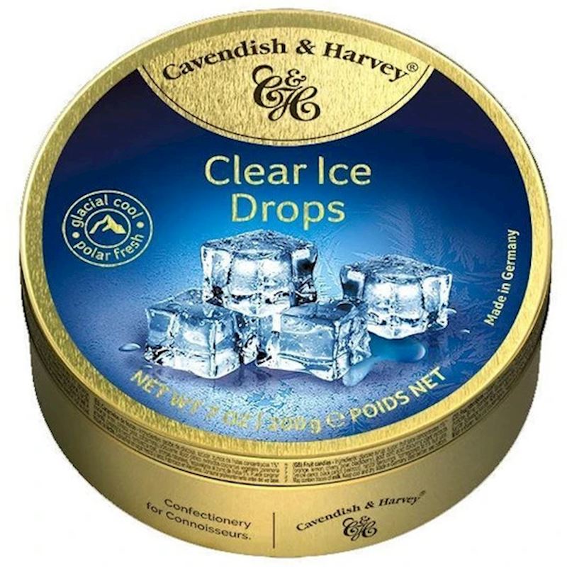 Cavendish & Harvey Boîte Clear Ice Drops 200 g