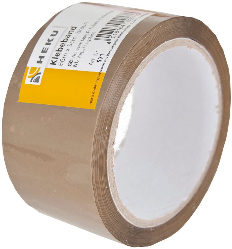 Bande adhésive 66mx5cm brun