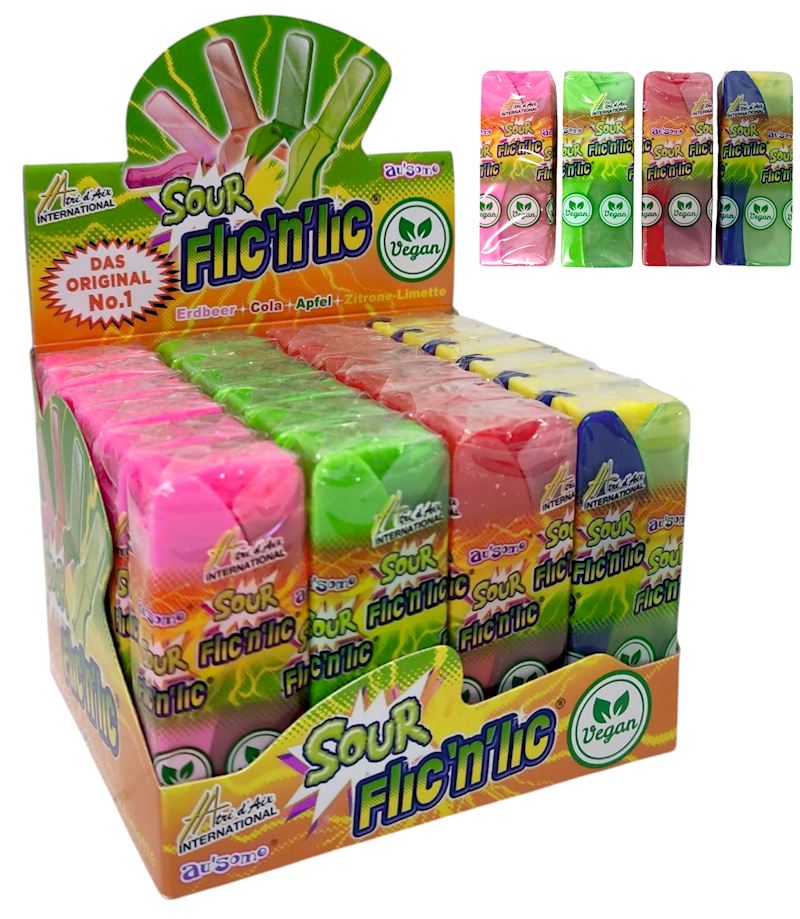Flic'n'lic sour Triage par 4. 14 g