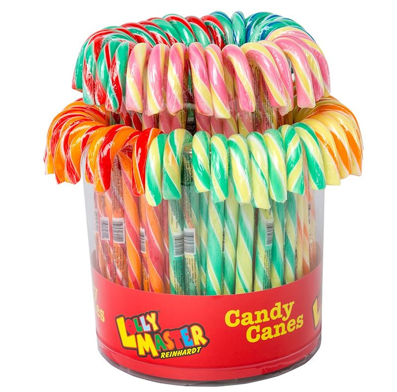 Candy Canes DE LUXE 28 g Zuckerstange 6 Farben