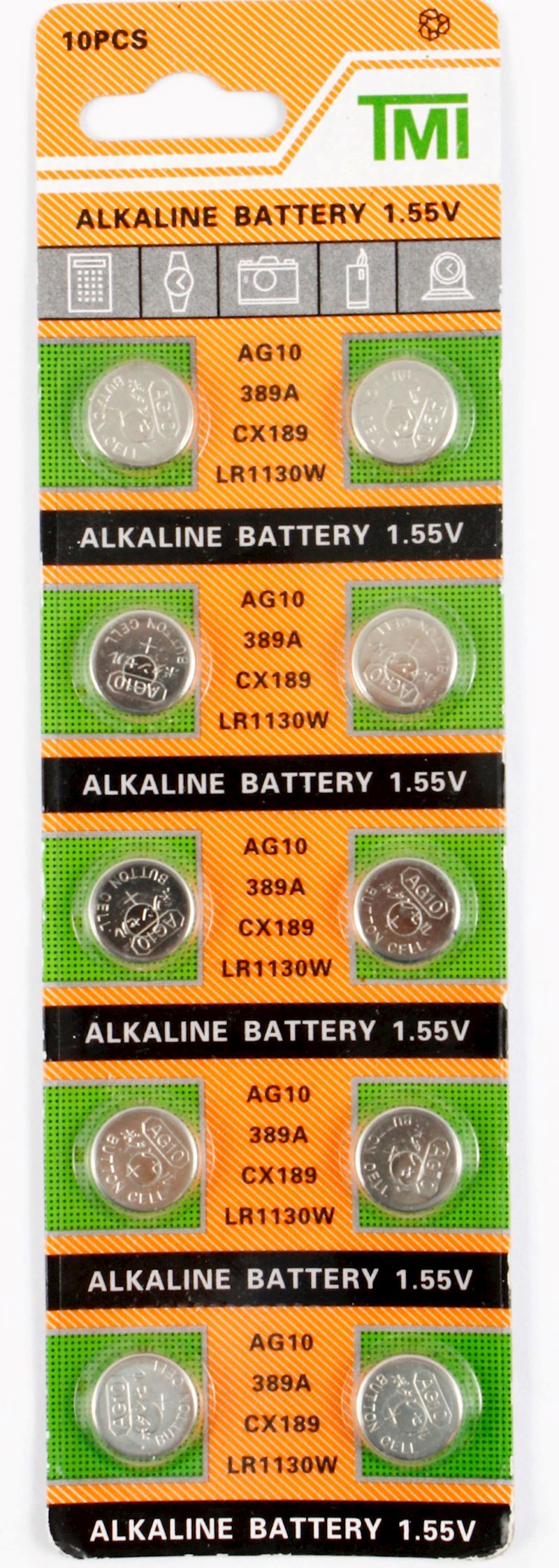 Batterie Potton AG-10 10 pièces