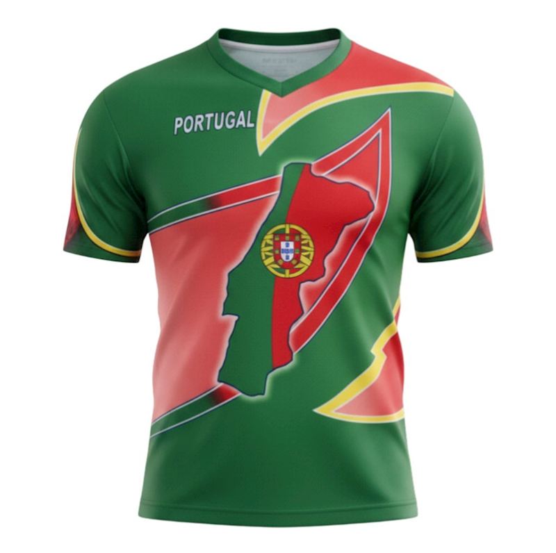Fussball Fanshirt Portugal Gr XXL 100% Polyester