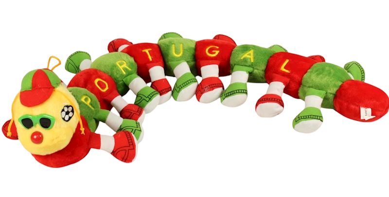 Peluche chenille Portugal 70 cm 