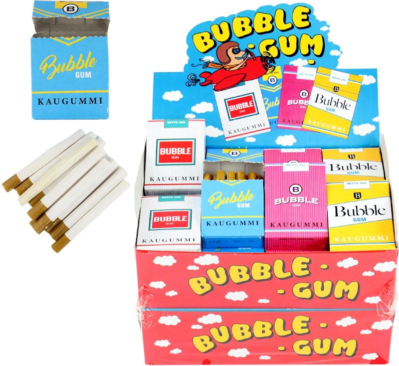 Chewing-gum cigarettes Bubble Gum 35 g / 10 Stk.