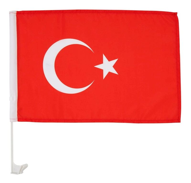 Drapeau pour la voiture Turquie