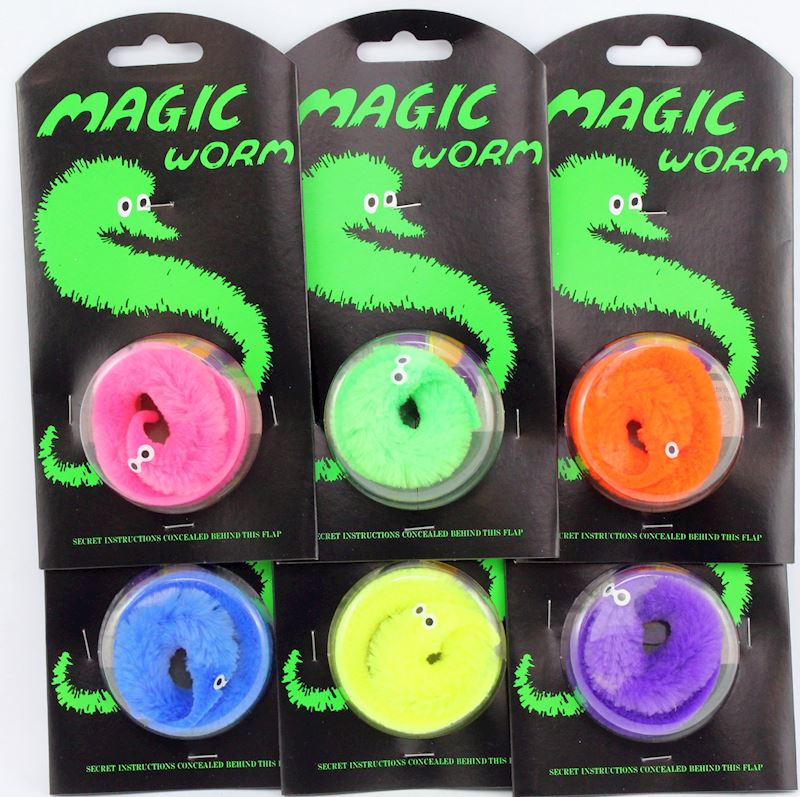 Magicwurm 6 Farben sort. 