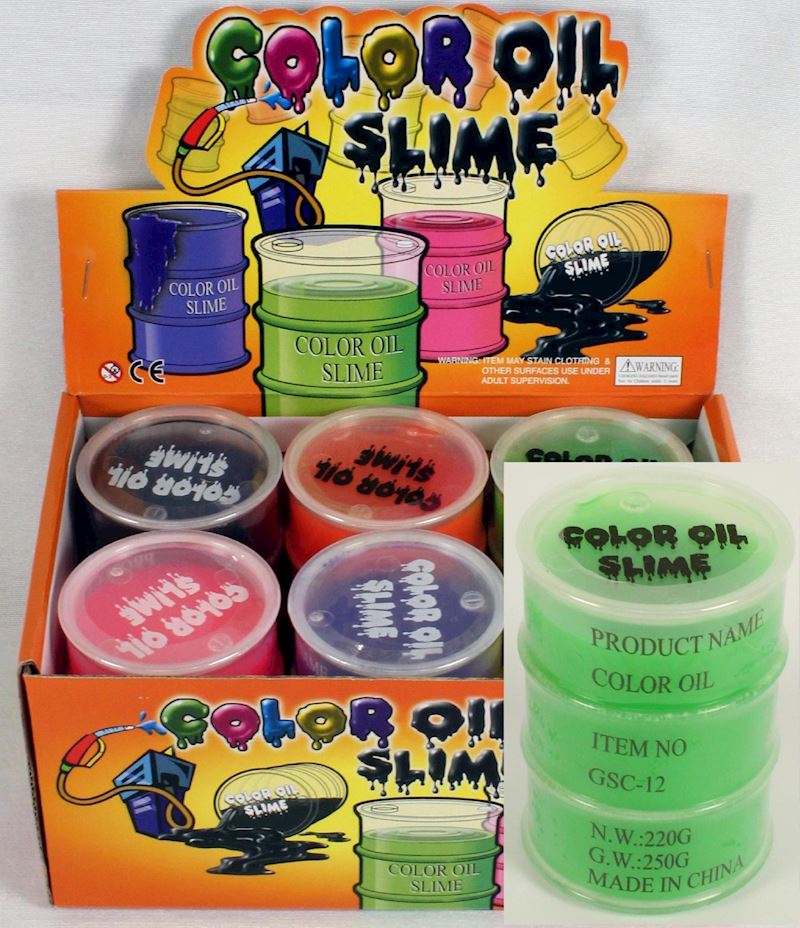 Slimy 5 couleurs asst. 6 couleurs ass.