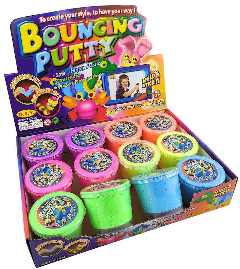 Bouncing Putty Stretch 28 g 6 Farben