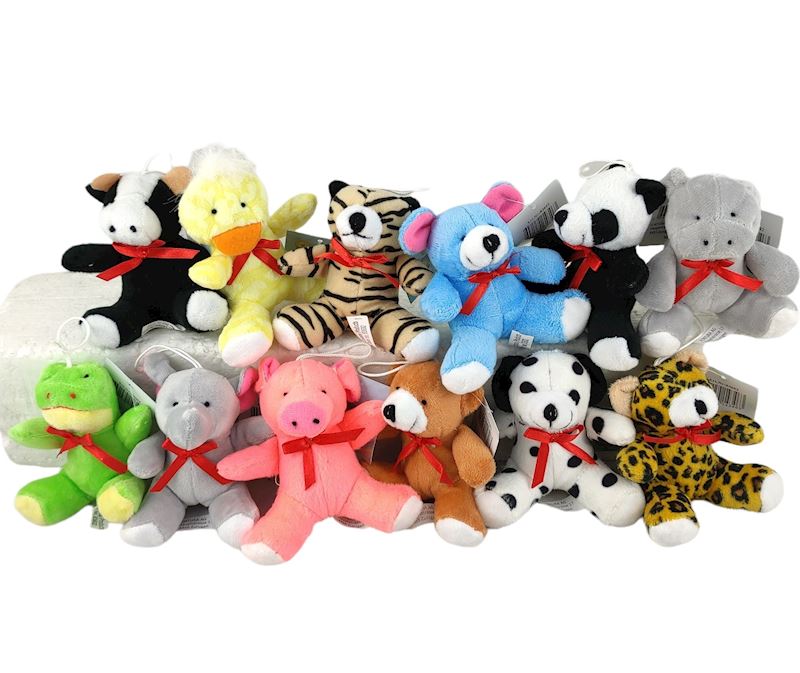 Plüsch Tiere 12 sort. 10 cm