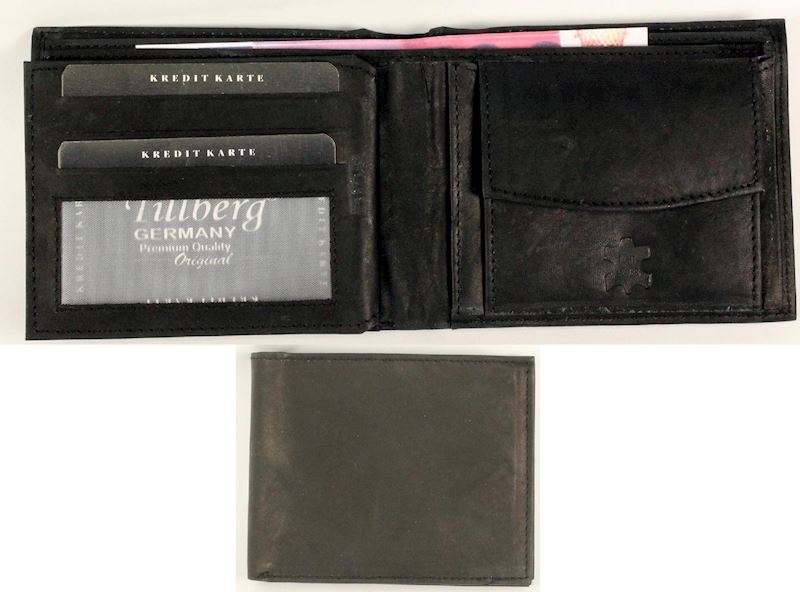 Porte-monnaie pour homme noir