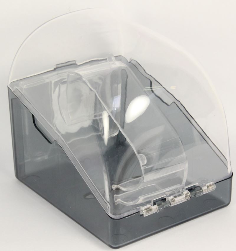 Box pour montres transparent 9.4x9x7.4 cm