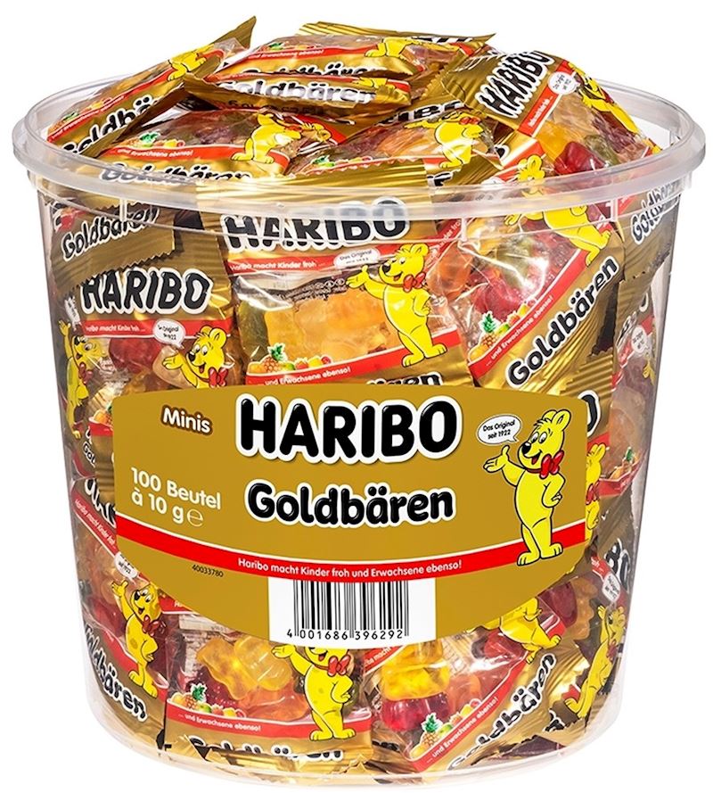 HARIBO Goldbären mini 100 sachet à 10 g
