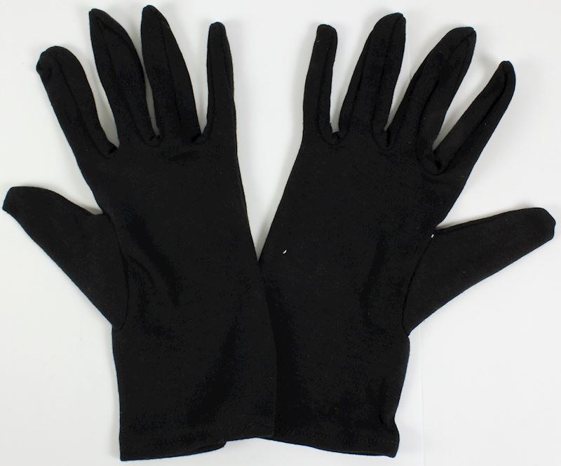 Accessoires Handschuhe Fingerhandschuhe Handschuhe mit Fellrand schwarz Gr M 