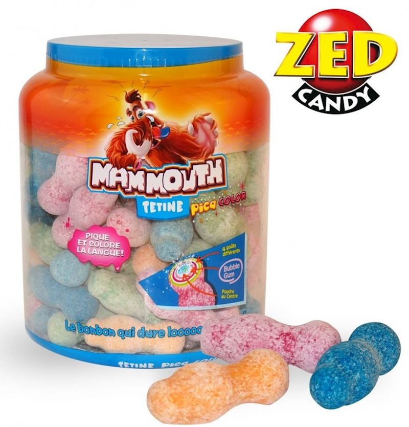 ZED Gum Mammouth Tetine Pica color & sour