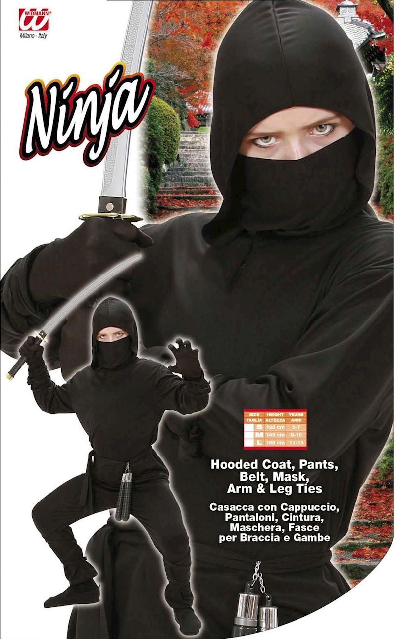 Kostüm Ninja 128 cm 