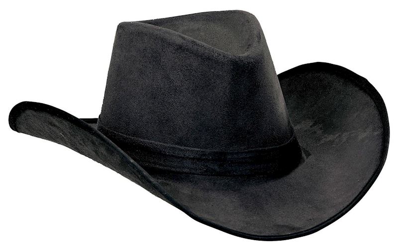 Chapeau de cow-boy noir 