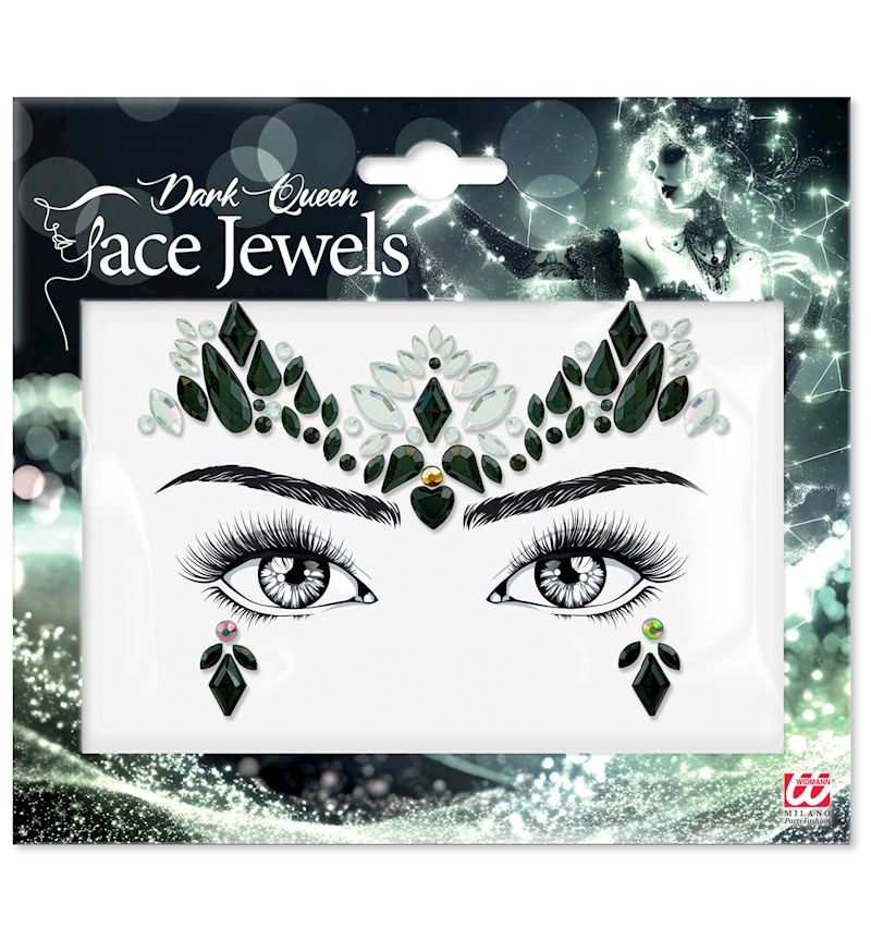 Glitzersteine für Gesicht Königin