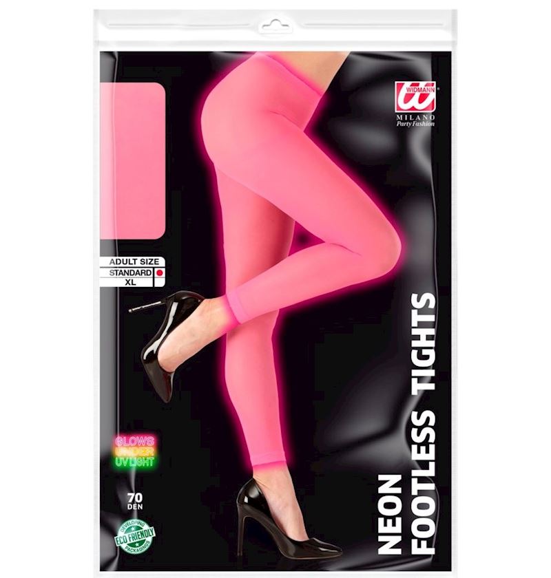 Neonfarbene Leggings pink onesize