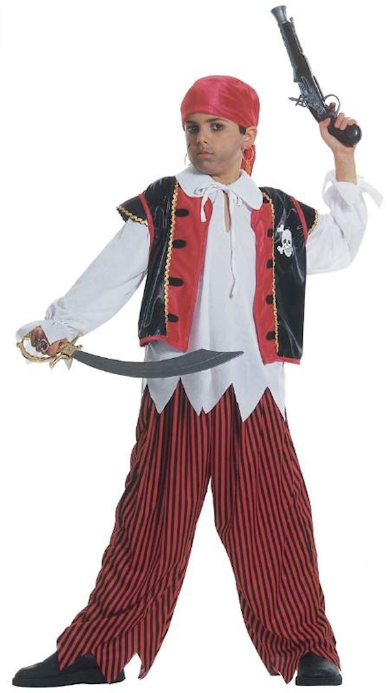 Kostüm Pirat 128 cm mit Bandana