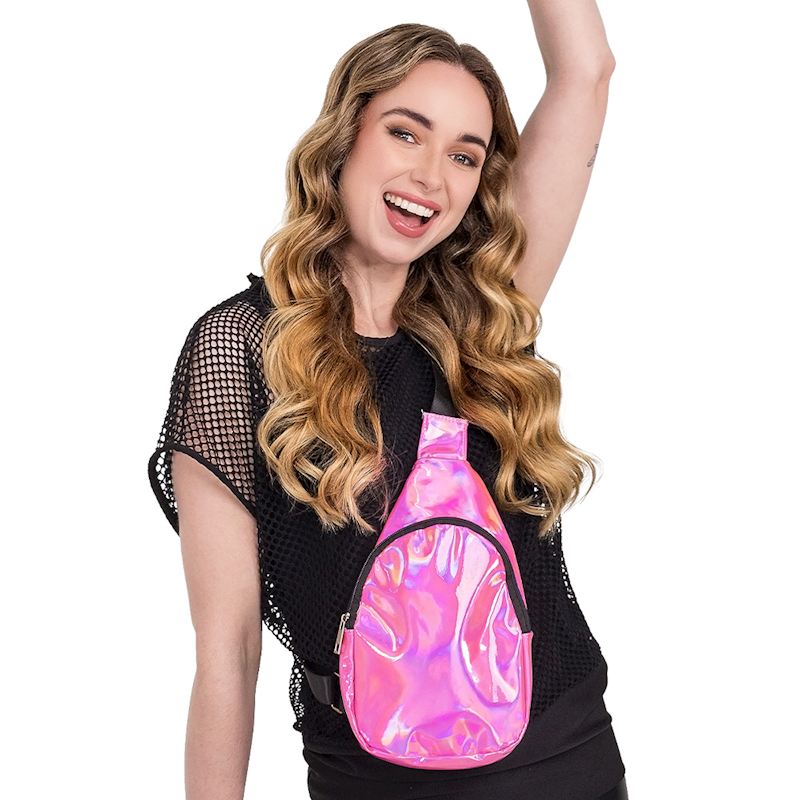 Crossbody Tasche Holo pink 30x19x4 cm