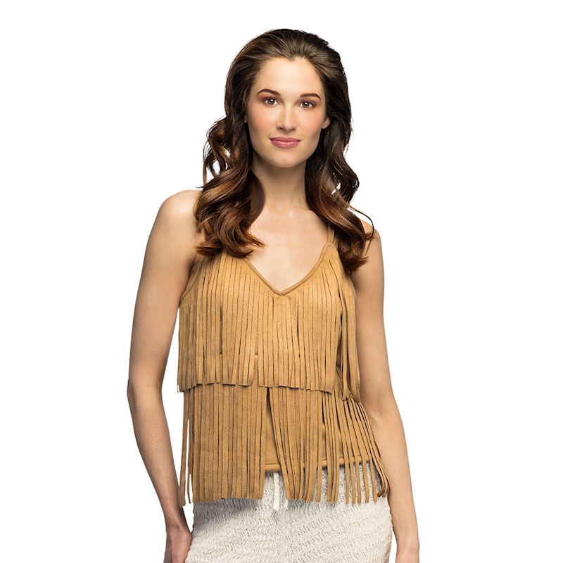 Top Boho Grösse M-L braun
