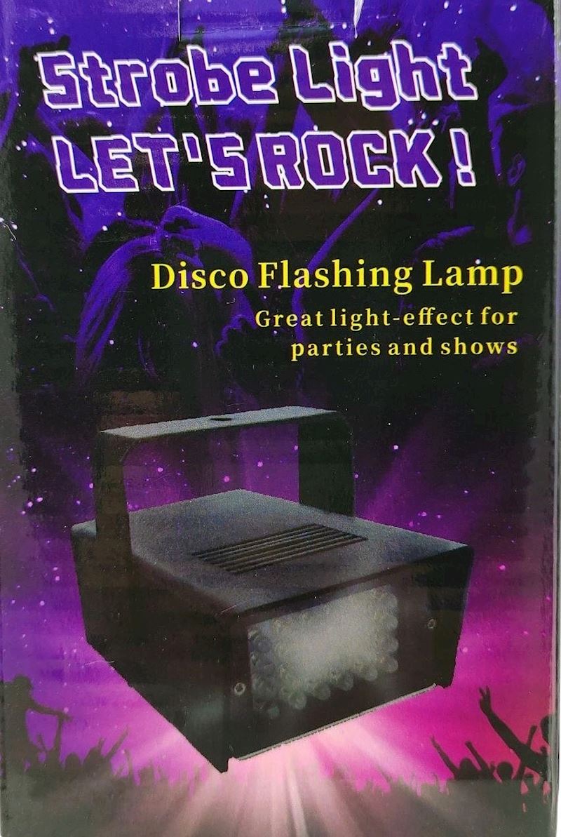 Projektor Flash Strobe Light Disco 35W, 12x8x5 cm