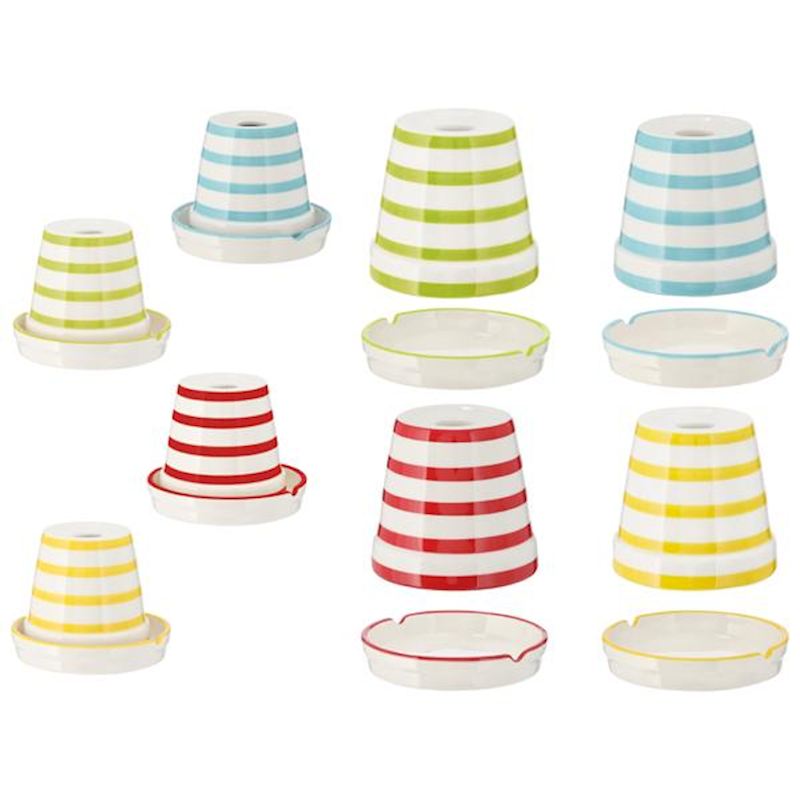 Cendrier tempête haut 12 x 9.8 x 12 cm 4 couleurs