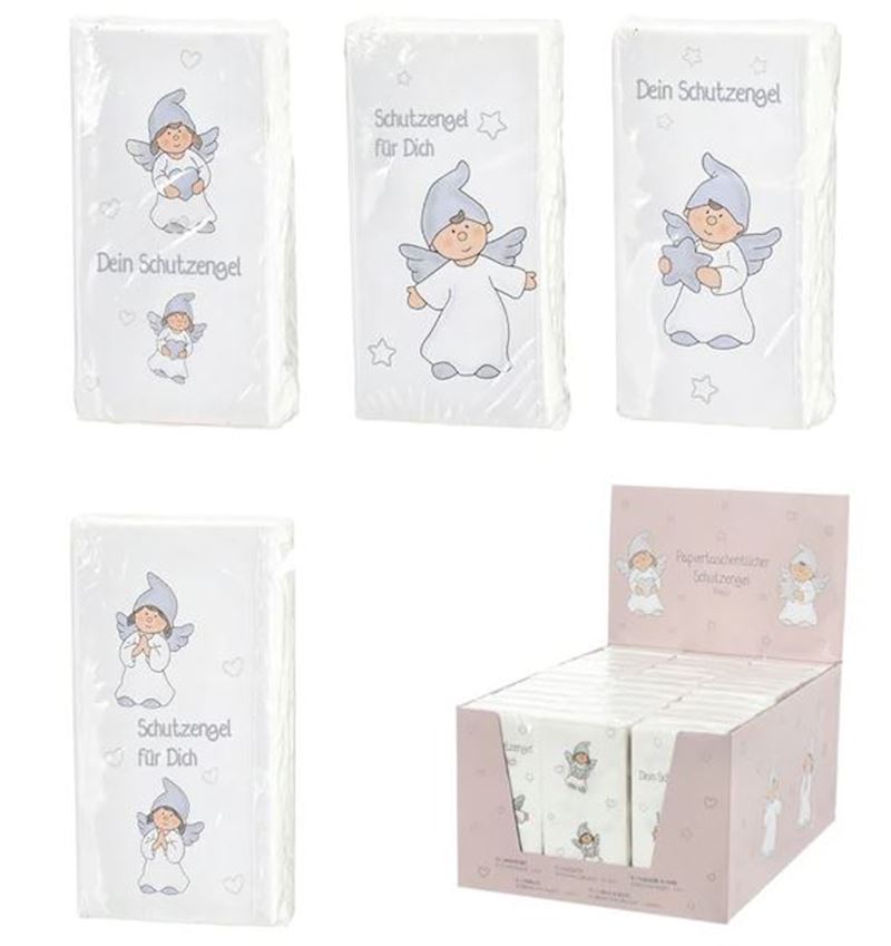 Mouchoirs en papier ange gardine 10 Stk. , 4 ass.
