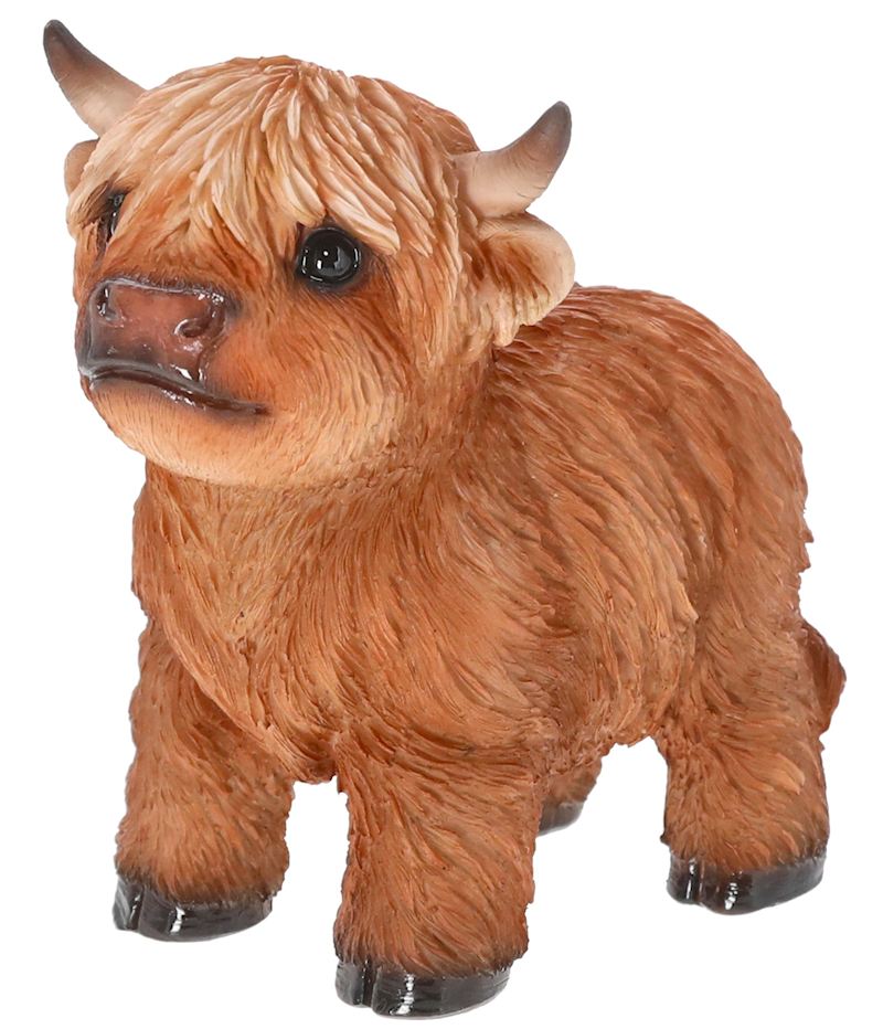Deko Figur Hochland Rind 15 cm