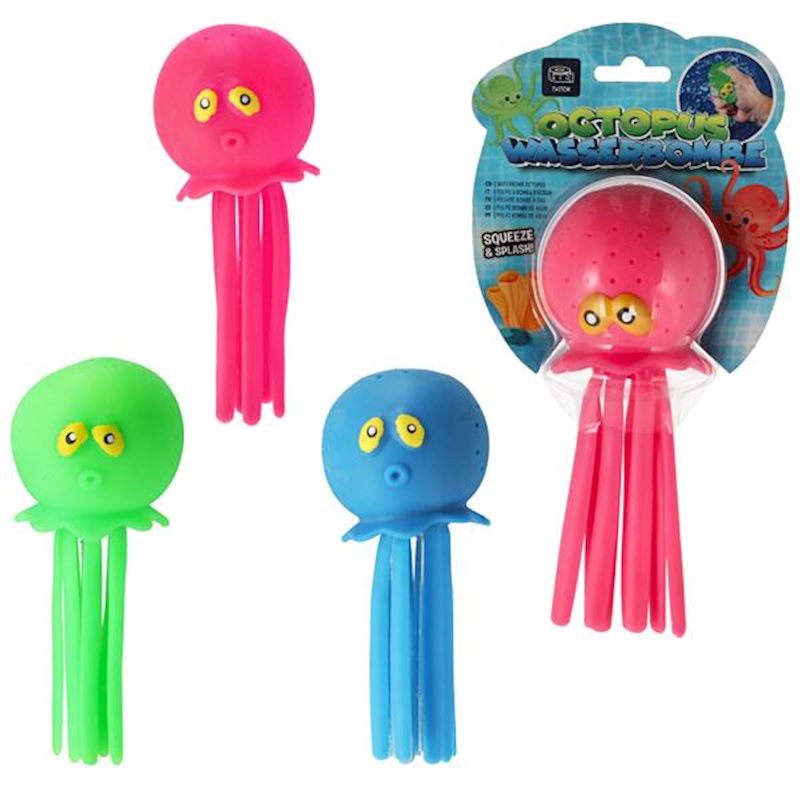 Octopus Wasserbombe 3 Farben sort.