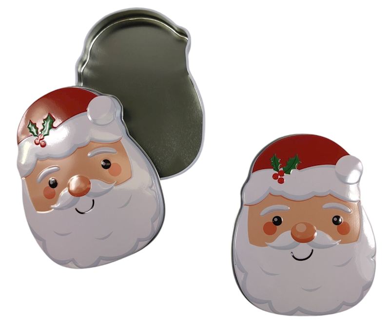 Geschenkdose Weihnachtsmann 12x9.5 cm