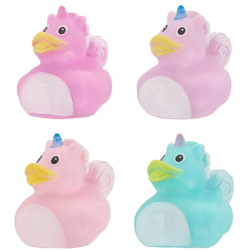 Badeente Einhorn 5 cm 4 sort. 