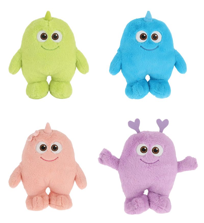 Plüsch Monster Mutmacher 4 sort. 25 cm