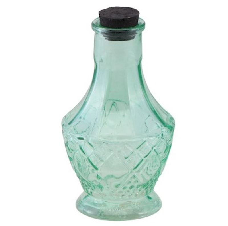 Glas Ampulle grün Halloween 6.5x11.5 cm