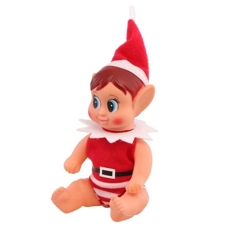 Weihnachtself Baby Mädchen 16x6.5x5.5 cm