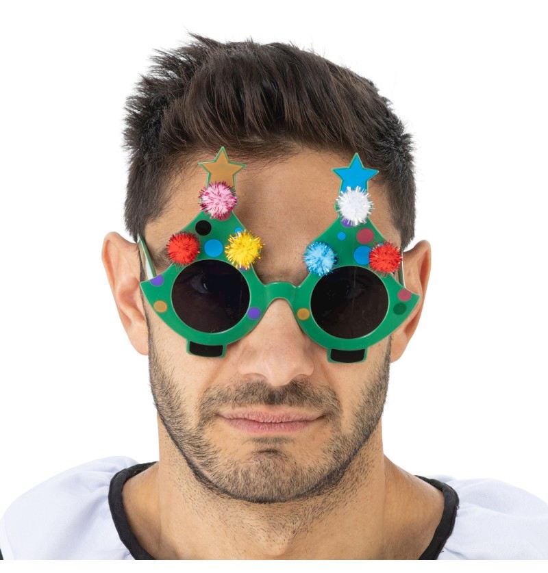 Partybrille Weihnachtsbaum 