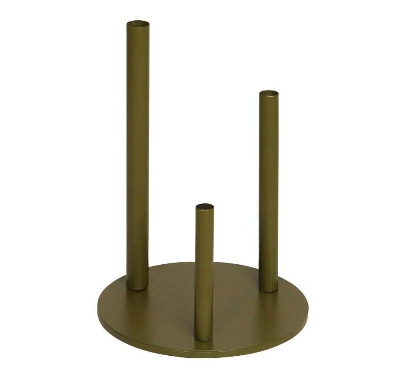 Metall Ständer für 3 Blumen mit Stiel 30x40 cm