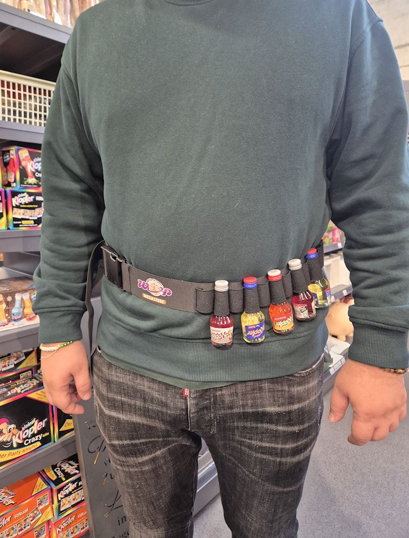 Ceinture avec gobelets shot 