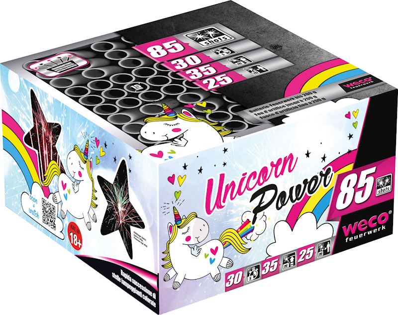 Unicorn Power 85Sch. Kat.3 Multi Colour Bouquets ca. 30 s