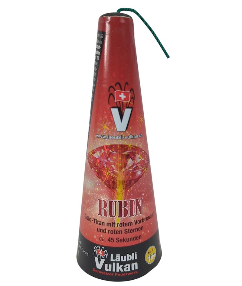 Vulkan Rubin, Kat F2 Effekthöhe ca. 5 m, ca. 45 s.